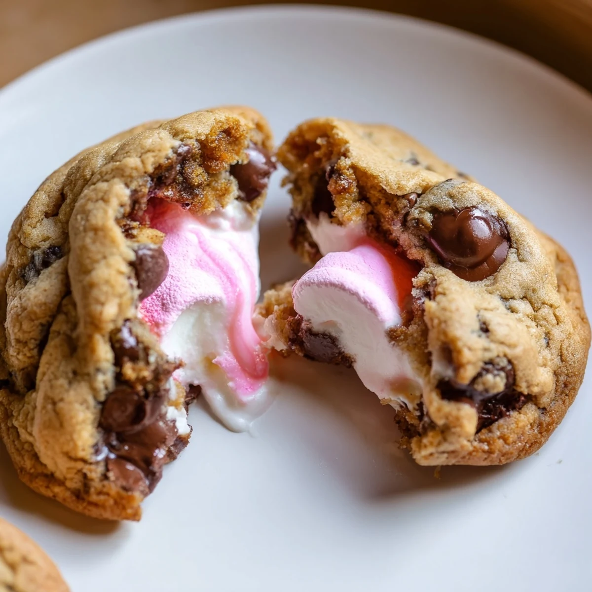 Chocolate Chip Peep Stuffed Easter Cookies