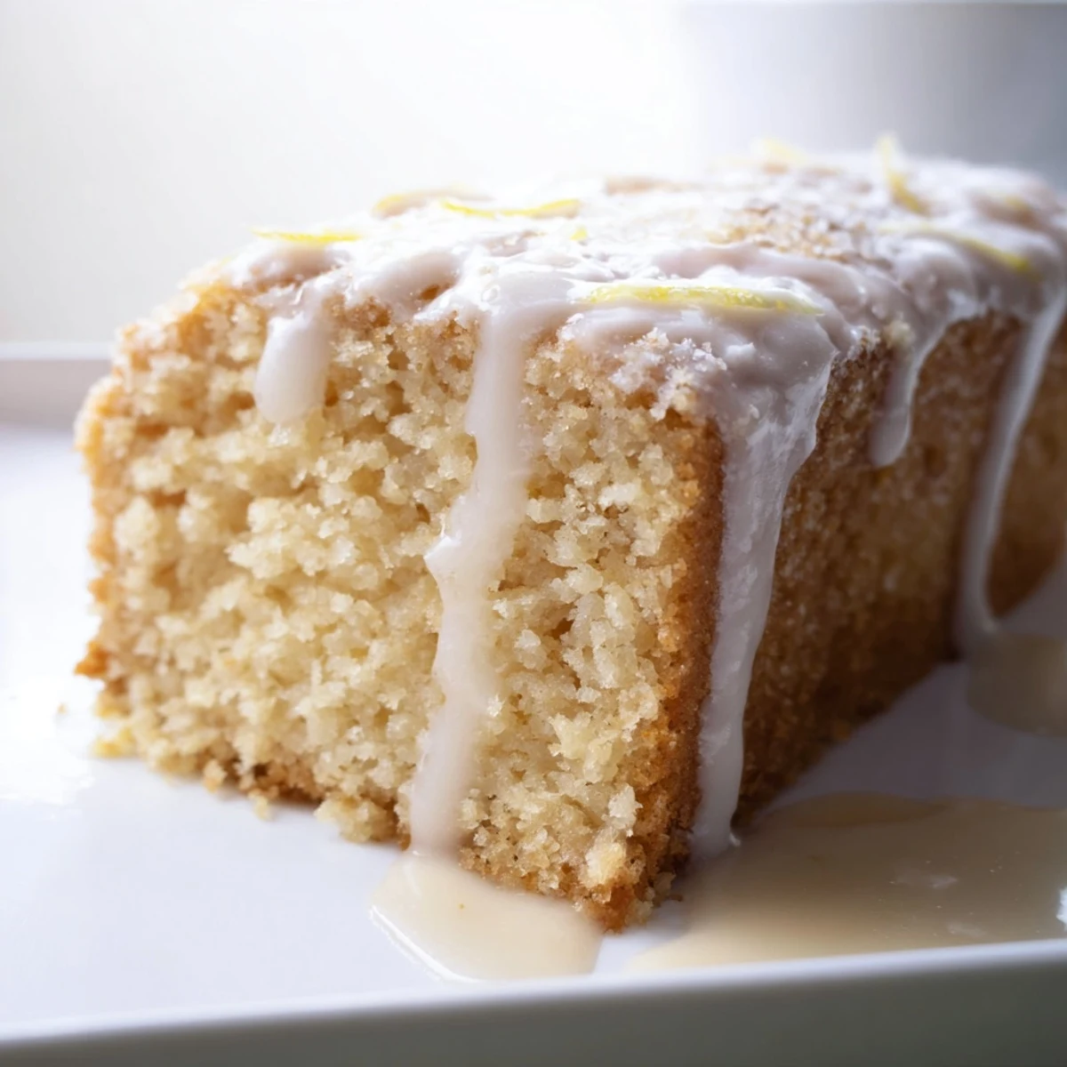 Classic church cake sliced on a platter showcasing its soft, fluffy texture and sweet icing