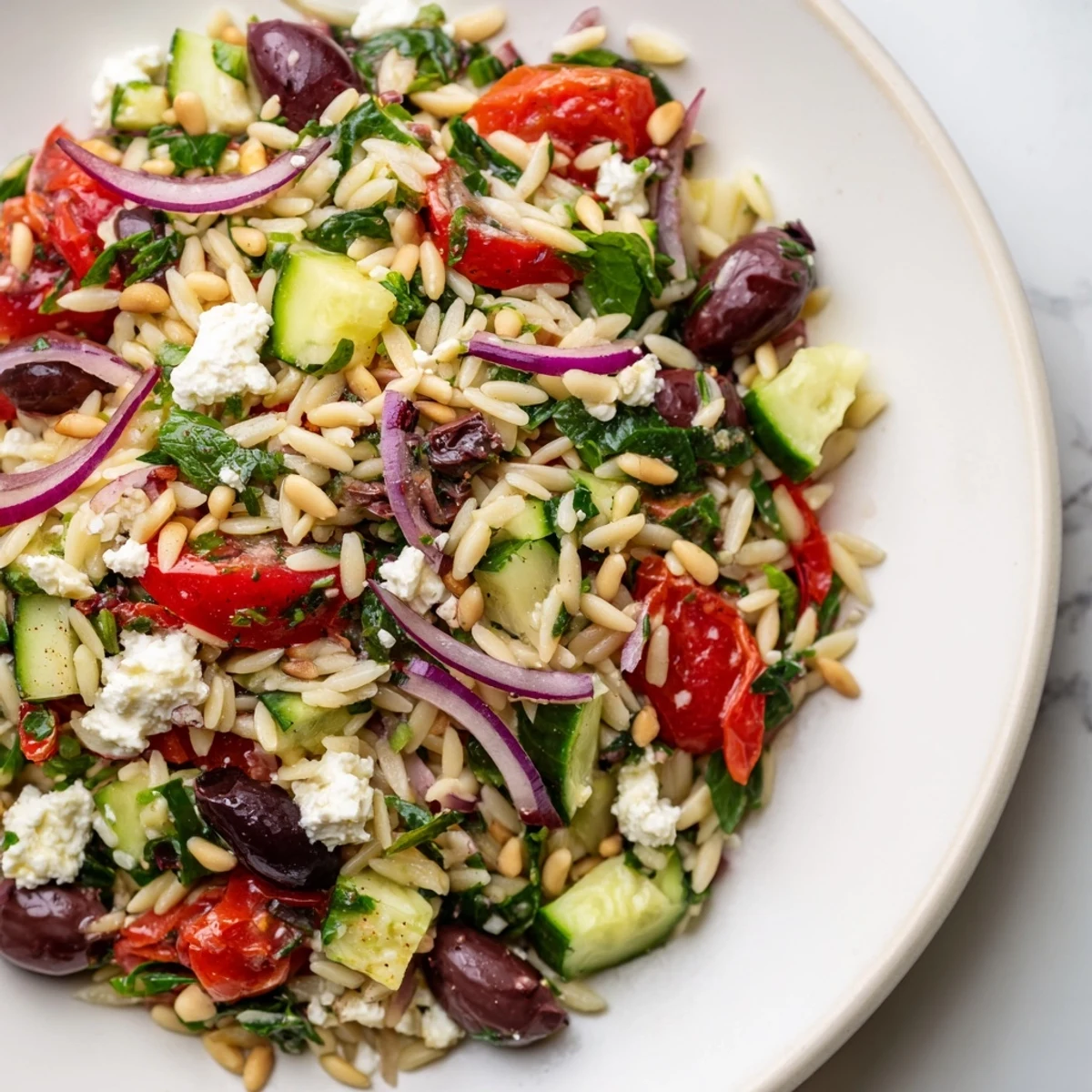 Mediterranean Orzo Power Salad
