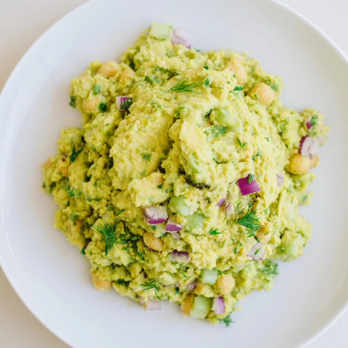 Smashed Chickpea Avocado Pickle