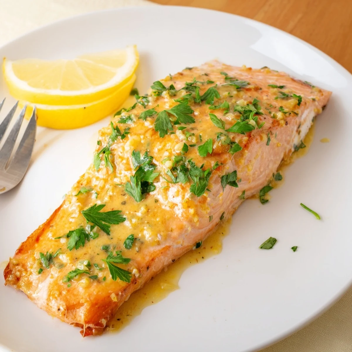 Baked Honey Mustard Salmon