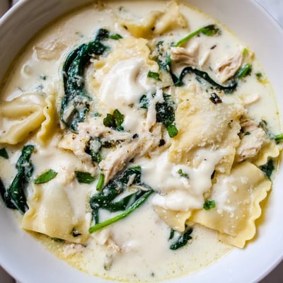 Quick White Lasagna Soup